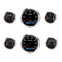 Ensemble de tableau de bord d'instruments de navire maritime, jauge multifonction pour bateau