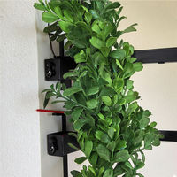 Décoration d'intérieur en gros : Plante artificielle de buis en rotin suspendue verte pour l'intérieur