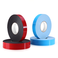 Ruban adhésif double face en mousse PE souple de 2 mm d'épaisseur pour montage extérieur automobile, colle thermofusible D/S, pour scellage de sacs