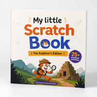 Impression de livres pour enfants à couverture souple personnalisée, reliure parfaite, A4/A5, logo et taille personnalisés, faible MOQ, impression couleur intégrale
