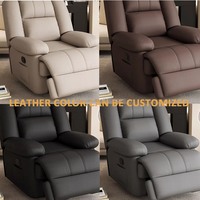 Fauteuil inclinable de massage premium, chaise longue réglable, canapé individuel capsule spatiale pour la relaxation