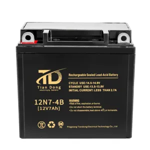 Manufacturer 12V Valve Regulated Lead Acid Battery Uninterrupted Motorcycle Battery