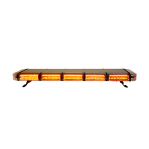 Pleine grandeur 12/24V LED montage sur le toit de la voiture clignotant stroboscopique lumières d'urgence haute luminosité Ambulance feu LED barre lumineuse d'avertissement - Product Image 1