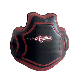 ANGTIAN chine protecteur de <span class=keywords><strong>corps</strong></span> en cuir personnalisé bon marché et protège-poitrine pour boxe muay thai mma arts martiaux - Product Image 3