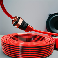 12/2 14/2 16/2 18/2 Jauge Rouge Noir Câble Haut-Parleur Fil LED Bande Lumière Rallonge 12V/24V DC Câble pour LED Bande Éclairage