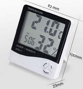 Kỹ thuật số LCD Bảng điều chỉnh nhiệt kế và ẩm kế nóng trong bán hàng - Product Image 6