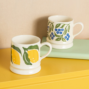 Mug en <span class=keywords><strong>porcelaine</strong></span> à motif de fruits de dessin animé moderne, <span class=keywords><strong>grande</strong></span> capacité, passe au lave-vaisselle et au micro-ondes, <span class=keywords><strong>tasse</strong></span> à café, cadeaux pour filles, boîte de couleur - Product Image 2