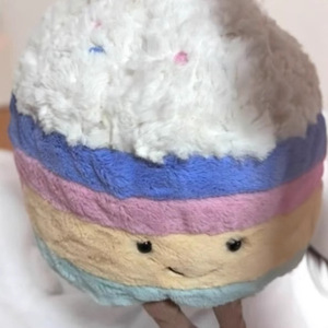 Peluche pour bébé British Jelly Cat Same Jelly <span class=keywords><strong>Rainbow</strong></span> Cake, rembourrée en coton PP, disponible en grandes et petites tailles - Product Image 2