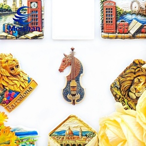 Imanes de Resina Sintética Ecológicos con Forma de Cabeza de Caballo <span class=keywords><strong>Morin</strong></span> Khuur, Estilo Mongolia Interior, Recuerdos de Viaje al por Mayor de Meishan - Product Image 1