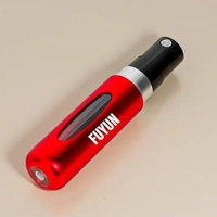 Mini atomiseur de parfum en aluminium à fond plat de 5 ml, flacon de voyage rechargeable, mini flacons de parfum à fond plat