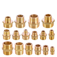 Personnalisé tout hexagone mâle forgé égal réducteur raccord laiton gazole Pex connecteur tuyau plein cuivre accessoires de plomberie