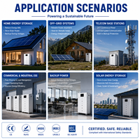 Batterie LiFePO4 verticale/empilable AWT 16 kWh 51,2 V 314 Ah avec BMS JK pour système de stockage d'énergie solaire domestique, entrepôt Pologne, DDP sans taxes