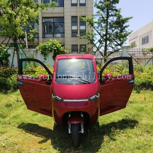 Tricycle électrique Yunlong à <span class=keywords><strong>3</strong></span> <span class=keywords><strong>roues</strong></span>, carrosserie fermée pour passagers, 2 portes, <span class=keywords><strong>3</strong></span> passagers, moteur 1000W+, <span class=keywords><strong>permis</strong></span> de conduire requis - Product Image 6