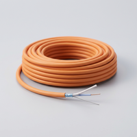 Kabel Konduktor Tembaga Padat Industri BS EN 50200 PH30 Isolasi Karet LSZH Tahan Api IP65 Layar Fiberglass
