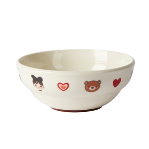 2026 New Underglaze Color Ceramic Soup Noodle Bowl Cute Cartoon Design Non-Toxic Dishwasher Safe Eco-Friendly Household Use - Product Image 5