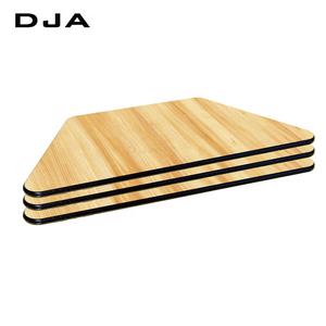 Armadura de mesa trapezoidal personalizable DJA, <span class=keywords><strong>tablero</strong></span> de MDF sólido para comedor escolar, actividad de lectura para taller, uso colaborativo - Product Image 3