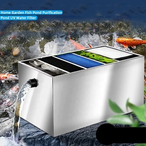 Home Use Outdoor <strong>Pond</strong> Stainless Steel Large Water Circulation System External Aquarium <strong>Filter</strong> <strong>Box</strong> - Product Image 1