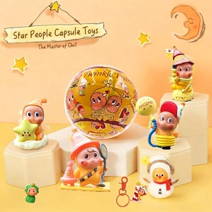 Uova Sorpresa Star Man da 75MM, Confezione all'Ingrosso per Asili Nido, Personaggi Cartoon in Uova a Sorpresa e Blind Box - Product Image 4