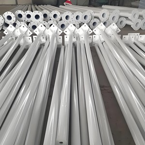 Thép mạ kẽm 2-inch ống vuông cột với đáy tấm bìa có tính năng thanh sắt cho sân hàng rào lưới mắt cáo cửa - Product Image 2