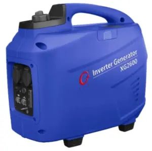 Générateur à essence silencieux 3.0kVA onduleur démarrage électrique générateur Portable 2600W d'urgence numérique à dents bleues Camping 120/240V