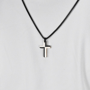 Nouveau style INS européen et américain : Ensemble <span class=keywords><strong>de</strong></span> bijoux tendance en acier inoxydable avec pendentif boîte hexagonale et puzzle, idéal pour un cadeau transfrontalier - Product Image 6