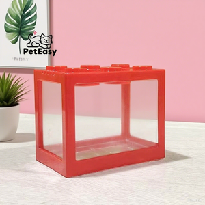 2025 nuova vendita calda Multi-funzionale ecologico scenico Desktop creativo ufficio mobili per la casa blocchi di costruzione Mini acquario - Product Image 4