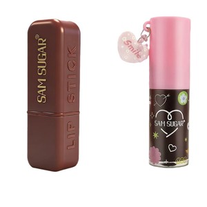 Cross-border <strong>SAM</strong> SUGAR Beauty Makeup Chocolate Lip Liner Lip Oil Set Fine Glitter Long Lasting Natural Moisturizing Color - Product Image 5