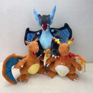 Alta calidad Pokemoned Charizard juguetes de peluche Anime dibujos animados <span class=keywords><strong>dinosaurio</strong></span> juguetes de peluche para niños regalos - Product Image 2