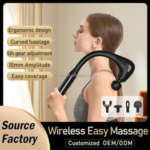 Mesin pijat, palu pemijat Mini genggam dengan ergonomis seluruh tubuh <span class=keywords><strong>Fascia</strong></span> pengurang rasa sakit - Product Image 5