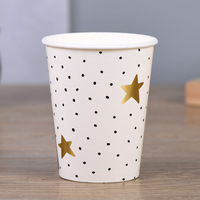 Gobelets en papier biodégradables écologiques de 12 oz à paroi simple, enduits de PE, personnalisables avec logo, pour boissons énergisantes, café, compostables, qualité alimentaire