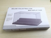 Mini boîte d'affichage de figurines d'action Block Figure display case