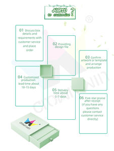 Taç win saç aksesuarları kapak ve taban hediye slayt karton çekmece kutusu ambalaj en karton sunum kağıt kutuları emballages - Product Image 6