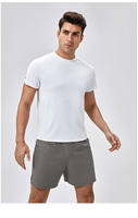 Shorts de sport pour hommes, extensibles dans 4 directions, doux, respirants, anti-transpiration, pour la marche, la course en ville, l'exercice, le basketball, le golf, le tennis