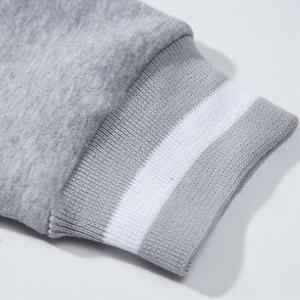 Slim Fitness Chándales Ropa deportiva Entrenamiento y Jogging Wear 2PCs Conjuntos de alta calidad OEM Diseño de logotipo personalizado Trajes de lana de algodón - Product Image 6