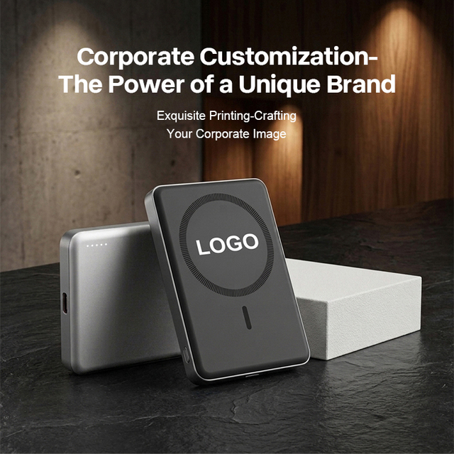 2026 Trending New Mini Small Wireless Magnetic Power Bank Portable 15W Fast Charging 5000mah Power Bank for Phone 16