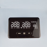 Kustom LOGO Digital BP Monitor tekanan darah lengan atas Sphygmomanometer elektronik rumah tangga plastik manset OEM/ODM listrik