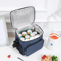 Sac isotherme portable personnalisé pour pique-nique, mode estivale, vente en gros, sacs isothermes pour 6 bouteilles de vin