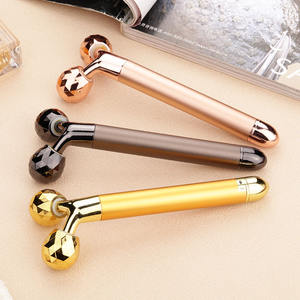 JINGWANG HJB19012 Belleza y Cuidado Personal, Barra de Belleza Oro Rosa, Estiramiento Facial 3D, Rodillo Facial Eléctrico Vibrador en Forma de Y - Product Image 6