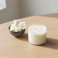 Mélange de cire de soja entièrement naturel amélioré pour la fabrication de bougies, les cosmétiques, finition lisse, excellente adhérence, idéal pour le verre, le métal, les boîtes de conserve