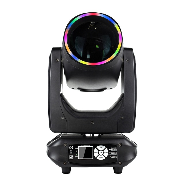 HUINENG Professional Stage 295W Beam Light With Aperture for Dj Night Club Stage Beam Spot Light 8+16+24 Prism