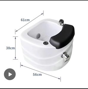 Bañera de Pedicura Acrílica Automática con 7 Luces de Colores para Masaje de Pies, Ideal para Spa (Gran Venta) - Product Image 4