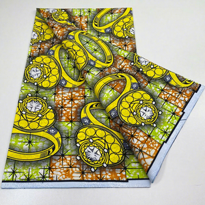 Tessuti in cotone pettinato <span class=keywords><strong>africano</strong></span> di tendenza per stampe Dutch Wax e Holland Wax, ideali per abbigliamento con tecniche di tessitura - Product Image 5