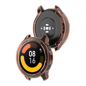 Housse pour <span class=keywords><strong>Xiaomi</strong></span> <span class=keywords><strong>Watch</strong></span> S1 Active Clear Protective Bumper Shell Frame Pour <span class=keywords><strong>Xiaomi</strong></span> Mi <span class=keywords><strong>Watch</strong></span> Color 2 Soft TPU Protector Case - Product Image 3