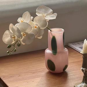 Jarrón Fenton de cristal de PC de color jade, adorno de sala de estar de clase alta para arreglos florales acuáticos, floristería decorativa de lujo - Product Image 2