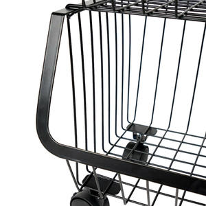 Canasta de Frutas y Pan de Gran Capacidad con 4 Niveles, Exhibidor, Estante de Almacenamiento de Verduras para Cocina - Product Image 3