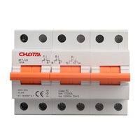 Interrupteur-sectionneur LONG TAI SF7-125 16A-125A 400V 3 pôles, contact cuivre-argent, PA66 ignifuge, industriel, CE DIN