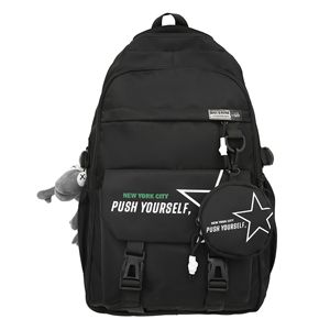 Student <b>Backpack</b> 18 In <b>Large</b> Capacity With Zipper Pocket For Junior Senior High <b>School</b> Students Male Winter 2023 - Product Image 5