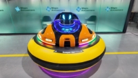 Voiture tamponneuse gonflable LED avec télécommande : 360 °   Soinseignement sportif ludique pour enfants et adultes dans les salles de sport