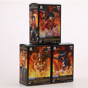 XR Set 3 Pezzi <span class=keywords><strong>Figure</strong></span> Anime <span class=keywords><strong>One</strong></span> <span class=keywords><strong>Piece</strong></span> Monkey D. Luffy Sabo Ace Set dei Tre Fratelli Action <span class=keywords><strong>Figure</strong></span> in Resina PVC - Product Image 5