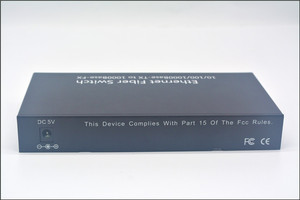 Convertisseur de média fibre optique Gigabit 4 ports avec 2 ports Ethernet RJ45, ports fibre optique SC fixes 3-80 km, commutateur fibre optique monomode - Product Image 3